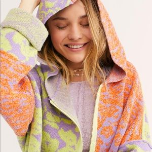 Free People In Bloom Printed Hoodie
